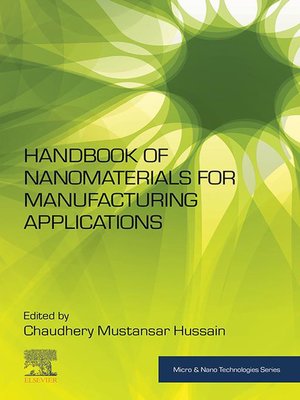 cover image of Handbook of Nanomaterials for Manufacturing Applications